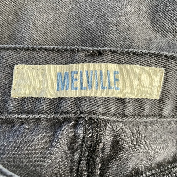 Brandy Melville Distressed Raw Black Denim Skirt - Picture 6 of 7